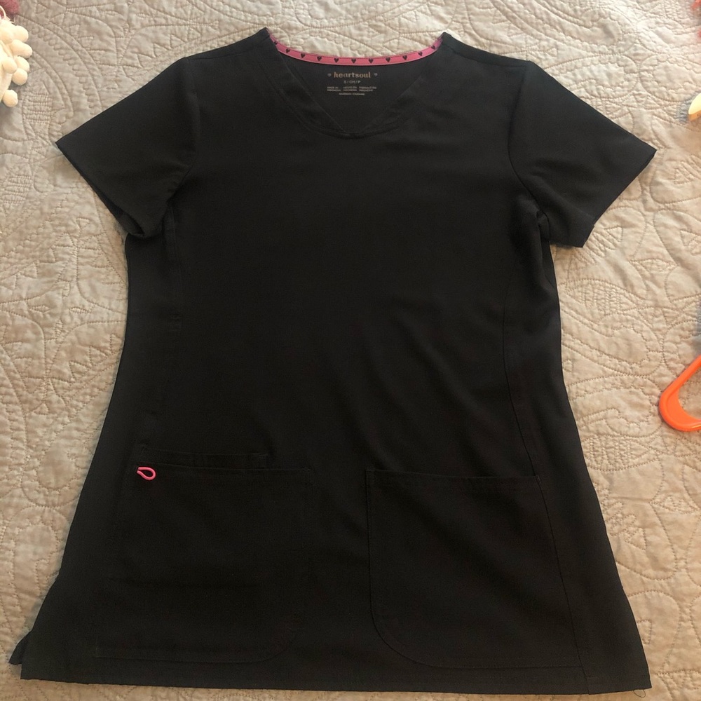 Black Heartsoul Women’s Scrub Set